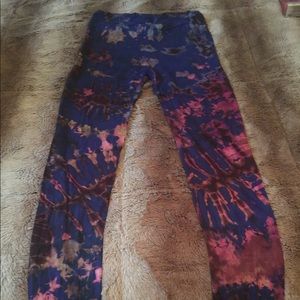Tie dye leggings